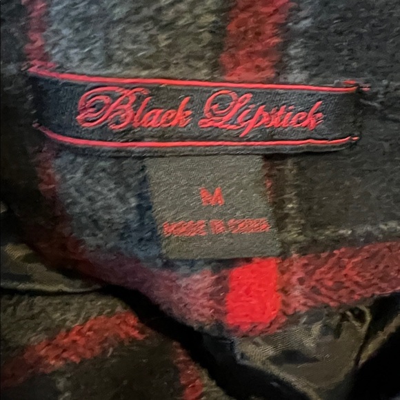 2 Piece Dressy Winter Jacket Coat Lot 1 Herringbone, 1 Plaid Print Size Medium - Picture 9 of 12